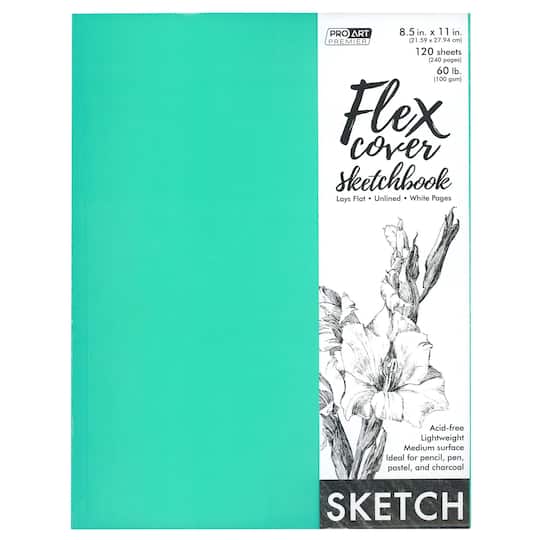 Pro Art&#xAE; Premium Sketchbook with Flexible Cover, 8.5&#x22; x 11&#x22;